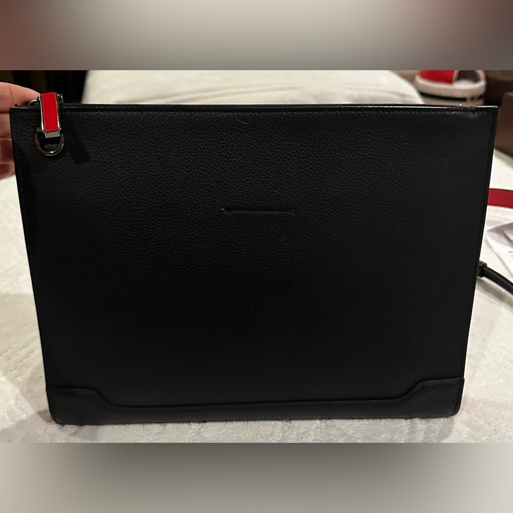 Christian Louboutin Studded Black Crossbody Bag clutch excellent condition - Picture 3 of 13